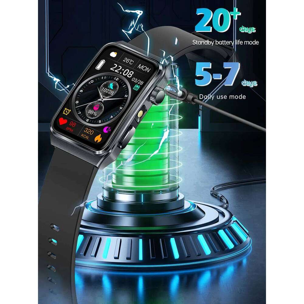 Bluetooth Calling High End Sports Health Bracelet Blood Lipid Uric Acid Clock Activity Tracker Smart Band Watch