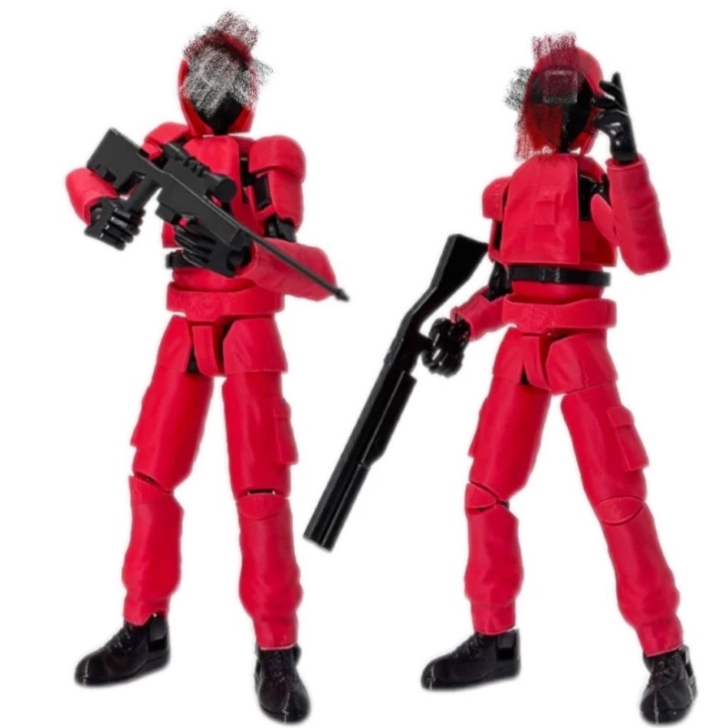 Movie - themed Peripherals: Authentic Articulated Little Red Figures