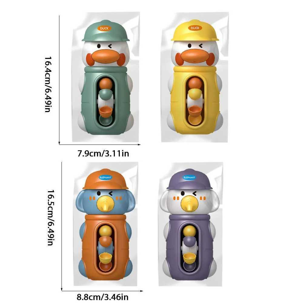Cute DuckElephant Shower Bath Toys Water Play Spinner with Suction Cup Waterwheel Bathroomswimming Pool Games for Kids Holiday C250915