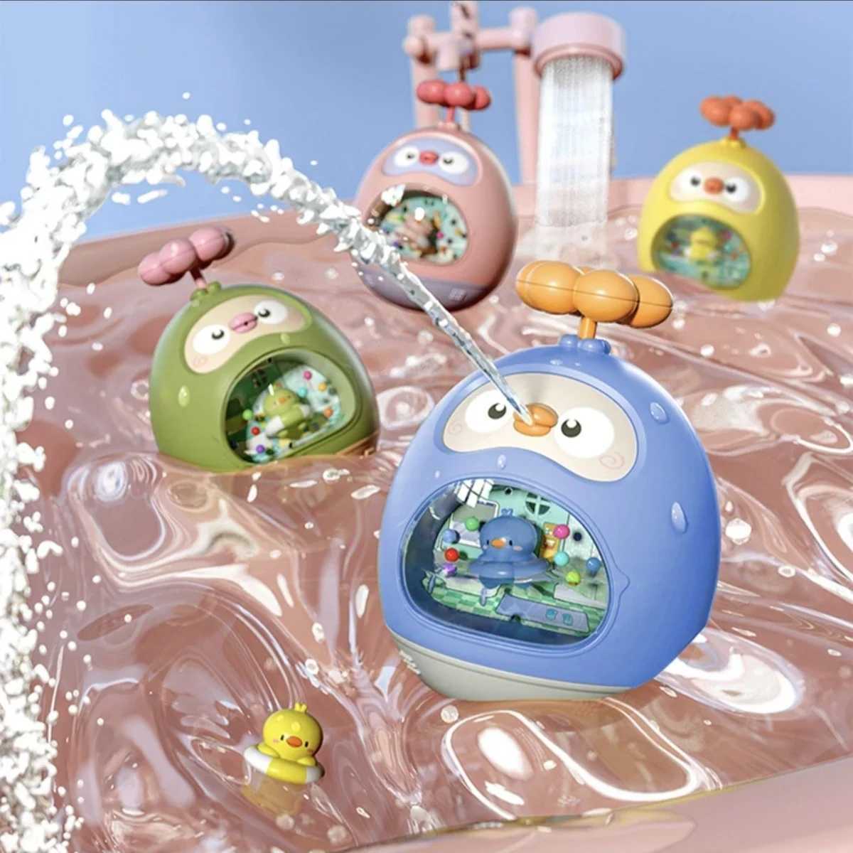 Duck Bath Toys Tumbler Bathroom Gadgets Bathtub Water Amusement Shower Bathing Toy for Toddler 6 To 12 Months Gift C250915