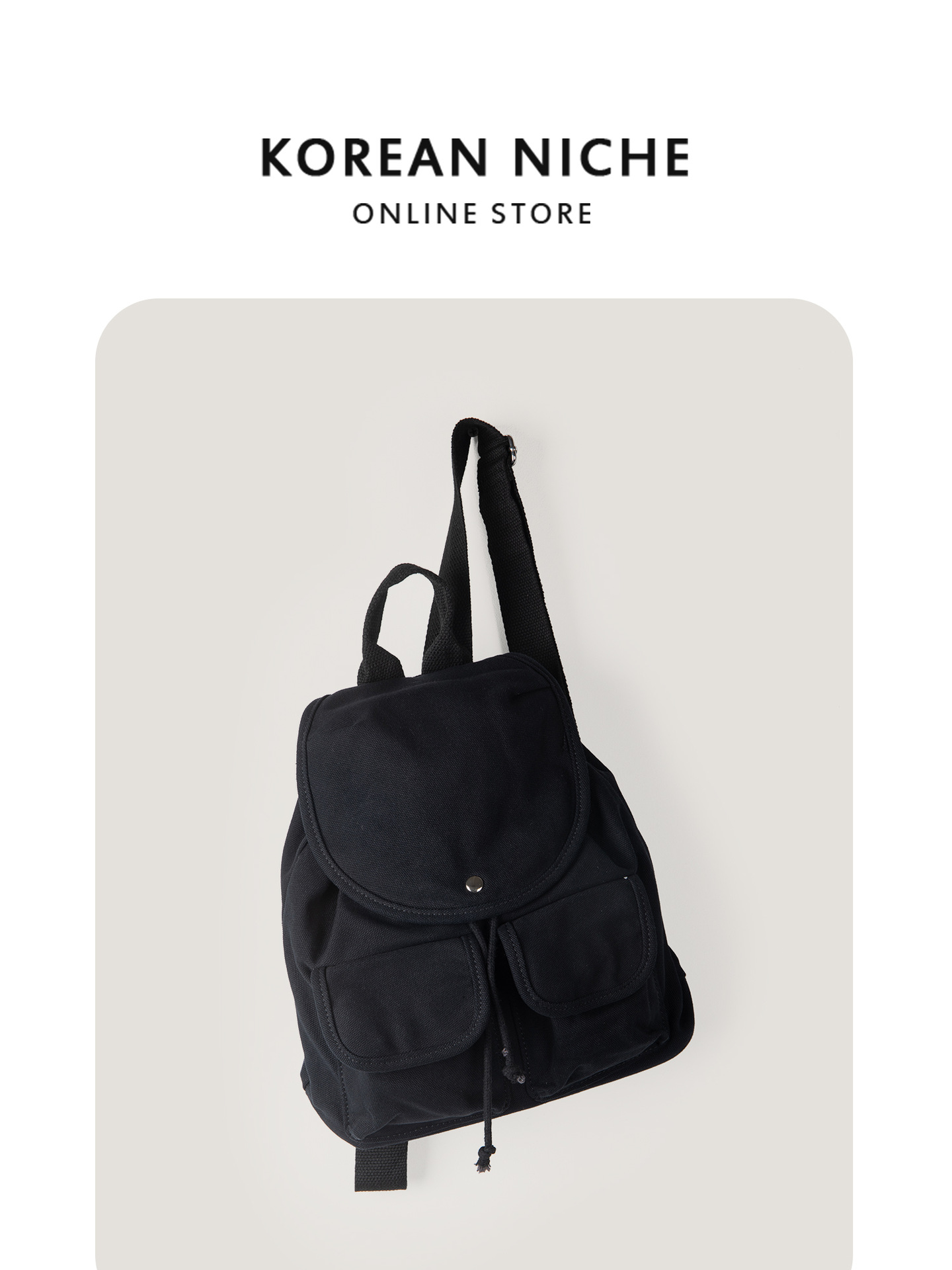 2025 New Style Women Versatile Commuting Canvas Bag Niche Design Simple Large Capacity Schoolbag For Students Backpack