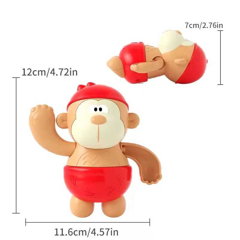 A small monkey toy for childrens bathing driven by a spring is an educational and exquisite bathing toy for children C250915