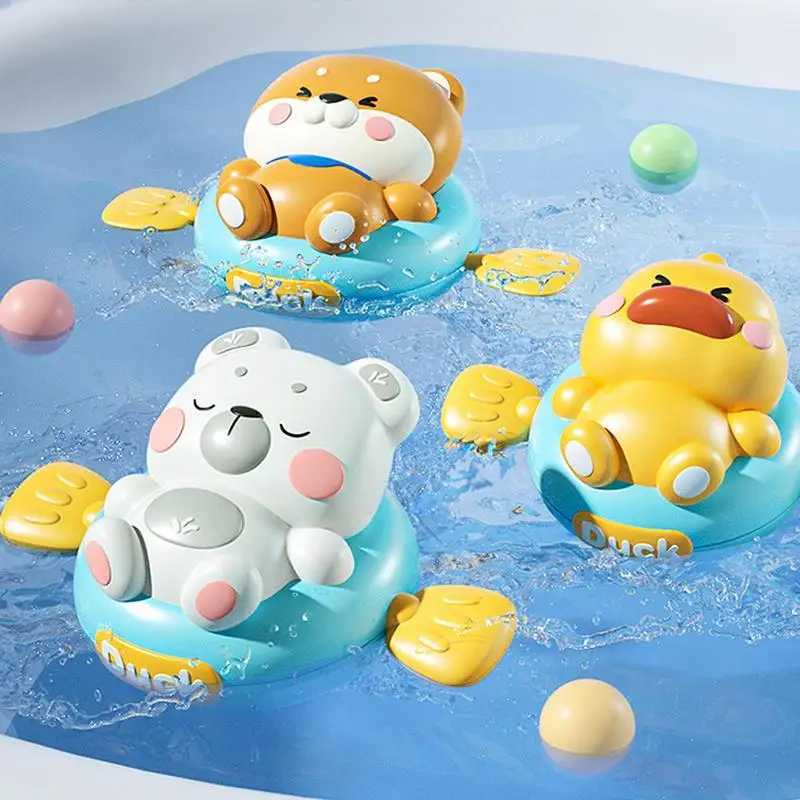 Bathtub Toys For Kids Cartoon Floating Bath Toys Portable Swimming Supplies Interactive Kids Accessories For Gathering Preschool C250915