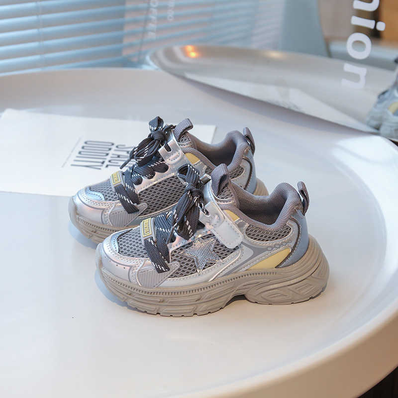 Children's dad shoes, breathable running shoes, early autumn net shoes, girls' sports shoes, 2025 new autumn style, boys' shoes, autumn