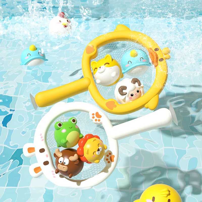 Random Animal Light Up Baby Bath Toys Toddler Water Bath Tub Toys Animal Floating Bathtub Toys Baby Shower for Infant Boys Girls C250915