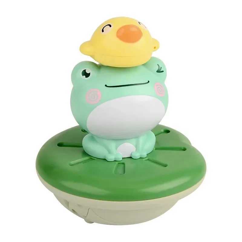 New Baby Bath Toys Electric Spray Water Floating Rotation Frog Sprinkler Shower Game For Children Kid Gifts Swimming Bathroom C2509151