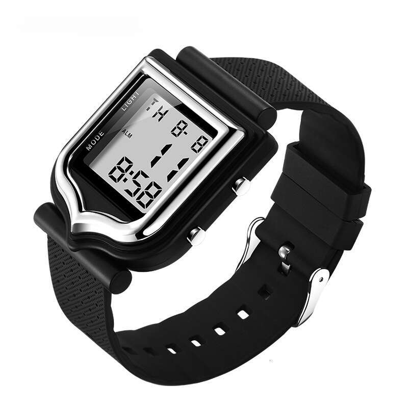 DHwatches Fashion Trend Square Outdoor Sports Shockproof for Men and Women Multifunctional Waterproof Luminous Electronic Watch