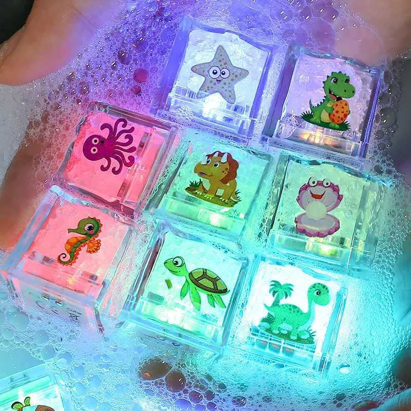 Baby Bath Toys Bathtub LED Light Up Toys Colorful Changing Waterproof Underwater Lights Bath Toys for Boys Girls Birthday Gift C250915