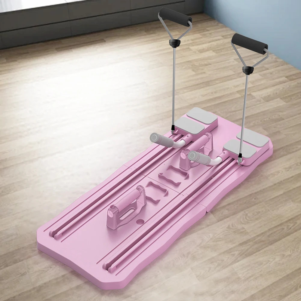 Pilates Reformer Pushup Board Non Slip Fitness ABS Roller Machine Foldable Abdominal Workout Boards Portable PushUps Stands 250915