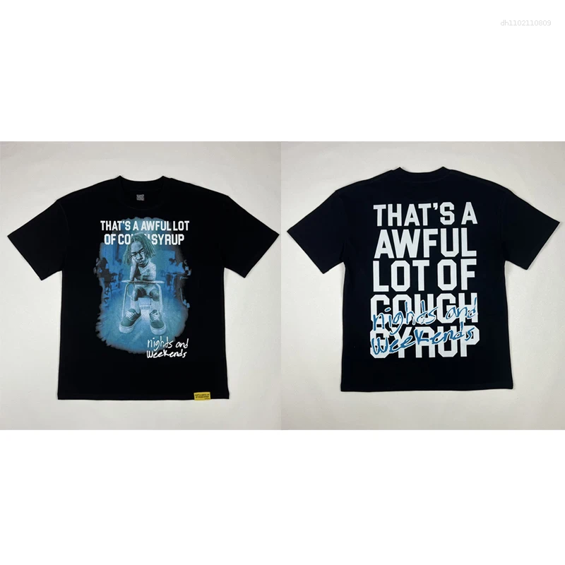 Men's T Shirts T-shirt High Street Summer Men Women Letter Pattern Print Short Sleeves