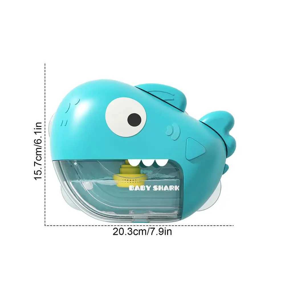 Summer Bathtub Electric Blower Foam Machine Bubble Dinosaur Suction Cup Hanging Bath Toys Musical Soap Bubble Machine for Kids C2509151