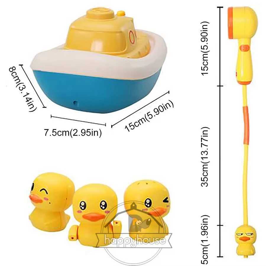 Baby Bath Toys for Kids Spray Water Bath Toys Electric Duck Baby Shower Water Toys Ball Bathroom Baby Toy Bathtub Toys Water Toy C250915