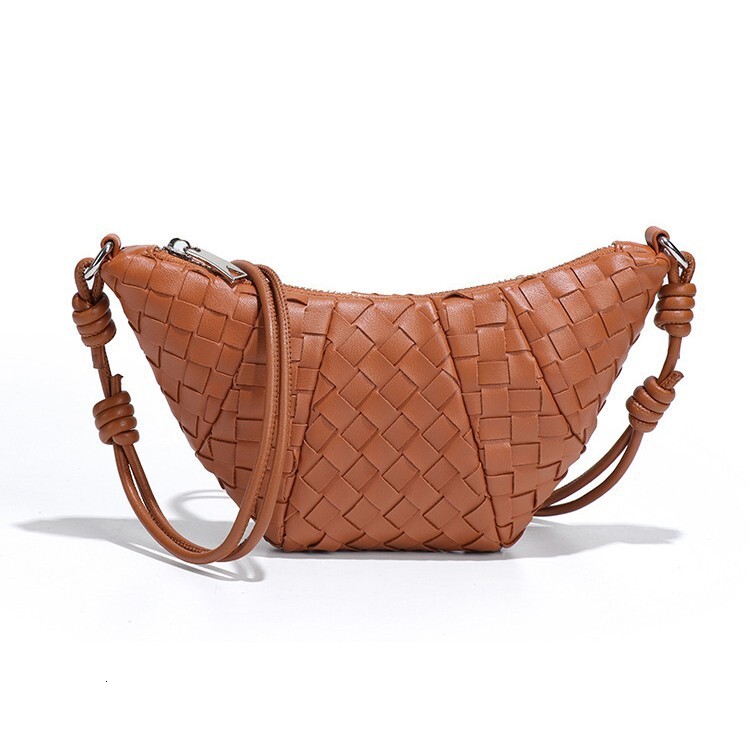 Luxury Brand Designer Bag Dumpling Bag Niche Handmade High-End Woven Crossbody Bag Simple Versatile Underarm Bag Large Capacity Bag For Women
