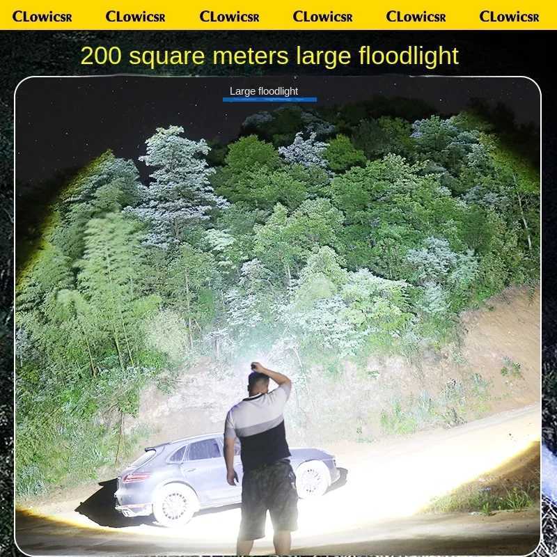 Strong Light Flashlight Charging Ultra Bright Remote Outdoor 1600 Meter Ultra Long Distance Xenon Lamp Spotlight LED Searchlight C250915