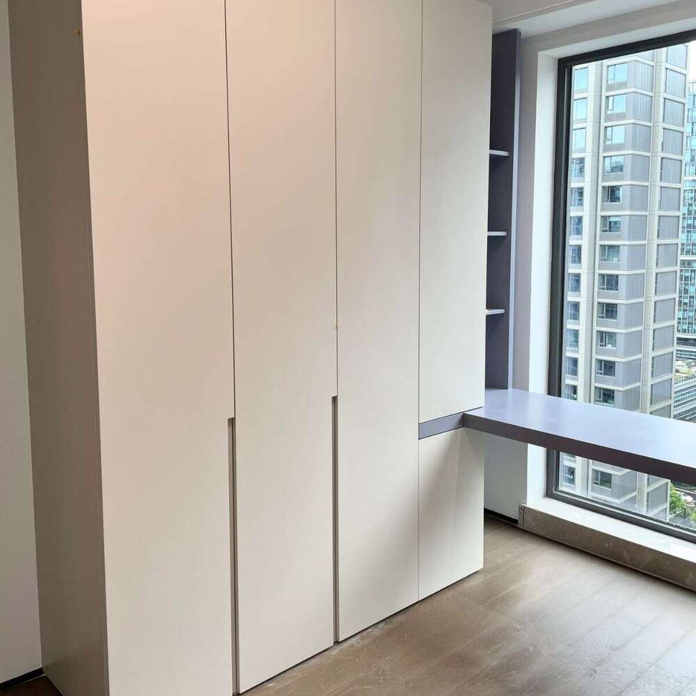 Full House Simple Home Bedroom Small Apartment Swing Door Wardrobe Cloakroom Combination