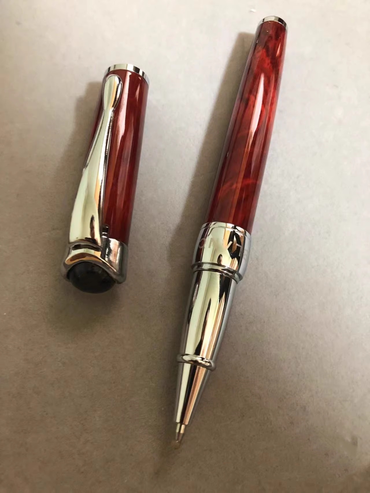 MB Large Class Star Traveler 163 Series Signature Pen Pearl Pen Steel Pen of Metal Office Gift Balance Pen No Box