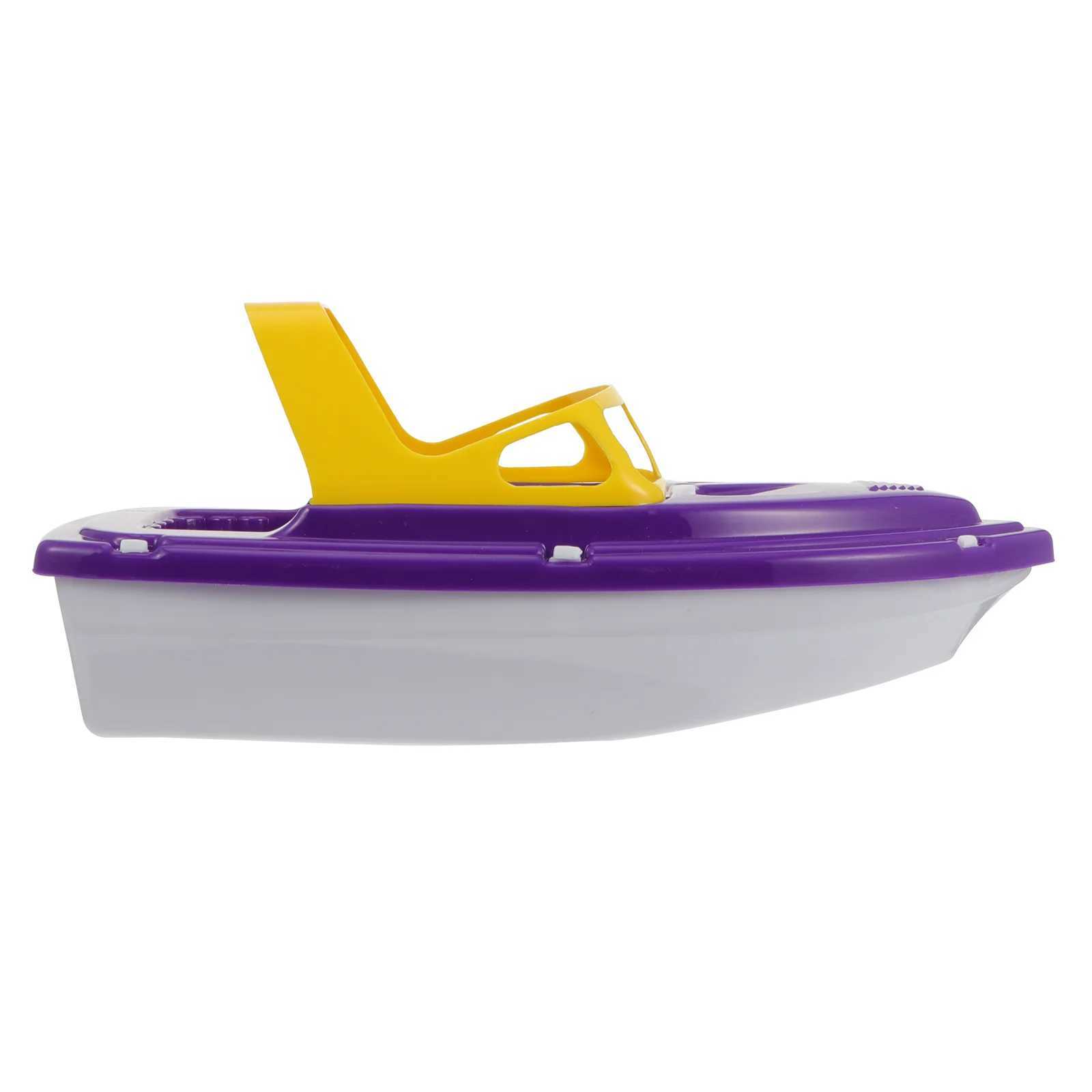 Plastic Speedboat Toy Set Beach Toys Kids Sailing Playthings Bath Boat Race Boat Plastic Boats Pools Water Fun Bath Toy Sets C250915