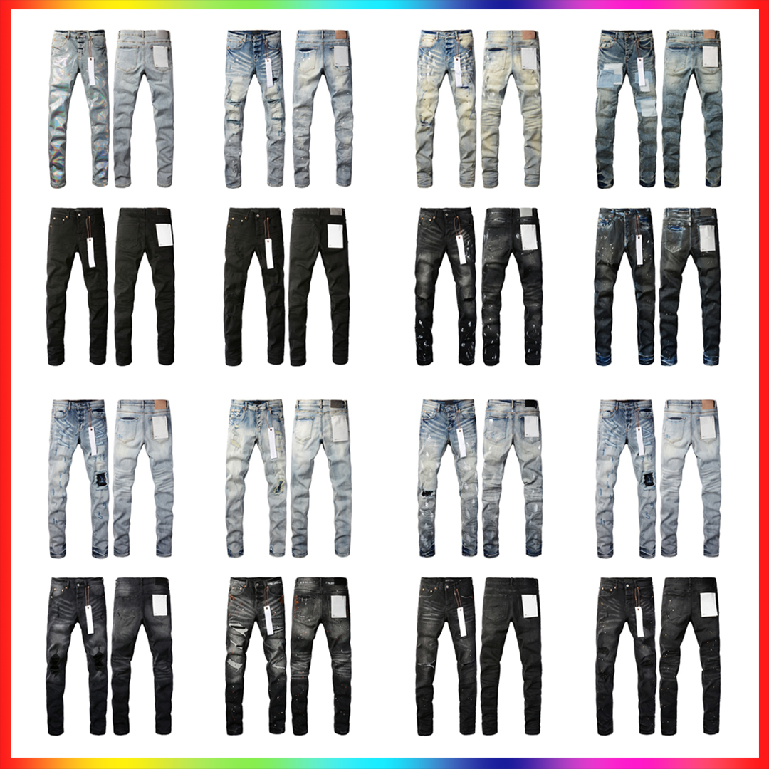 5A Designer purples jeans for mens high quality pants for men 2025 Fashion Splicing Jeans Ripped Denim Pants Luxury Hip Hop Distressed Men Women Ksubi Jean Trousers 02