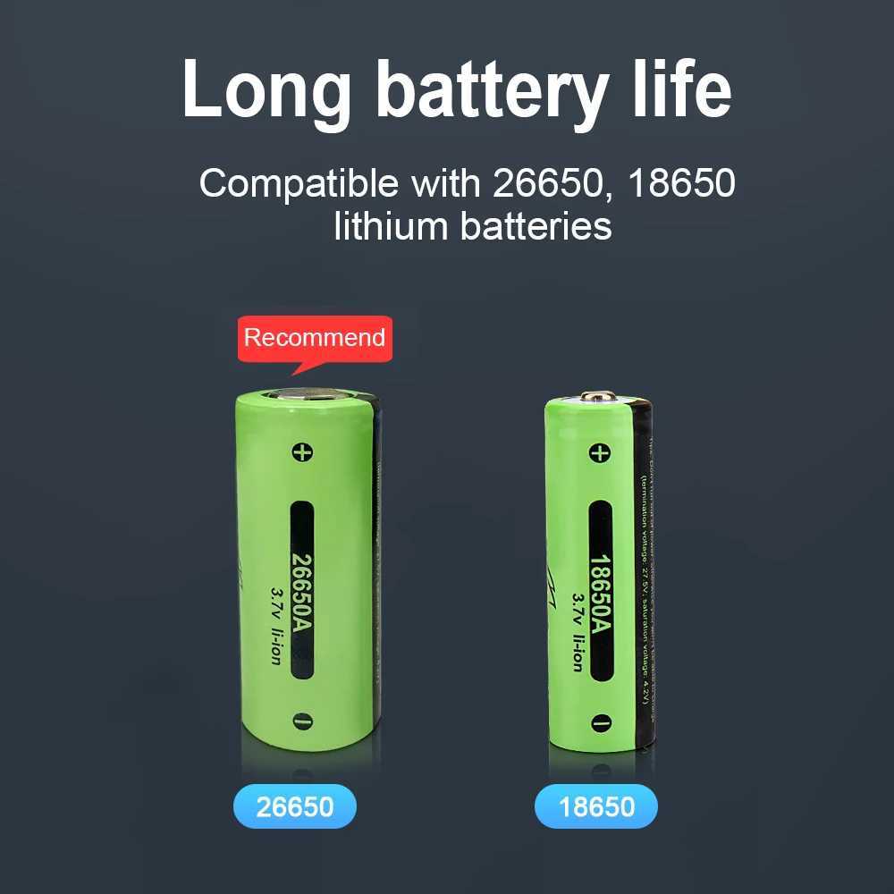 Ultra Powerful Diving Torch IPX8 100M Diving Flashlight 26650 Underwater Lamp Rechargeable Led Lantern Waterproof Flashlights C250915