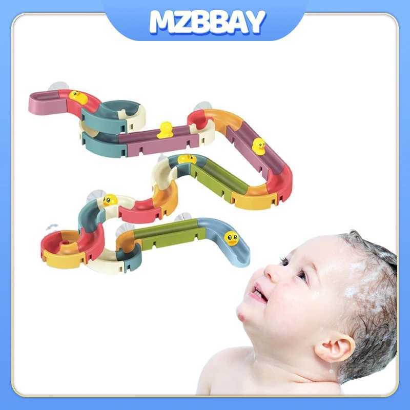 Children DIY Assembling Track Slide Suction Cup Toys Children Bath Tub Shower Wall Delight Game Assembling Track Suction Toys C250915