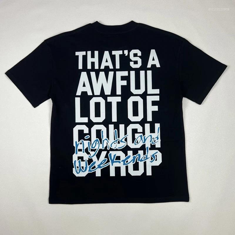 Men's T Shirts T-shirt High Street Summer Men Women Letter Pattern Print Short Sleeves