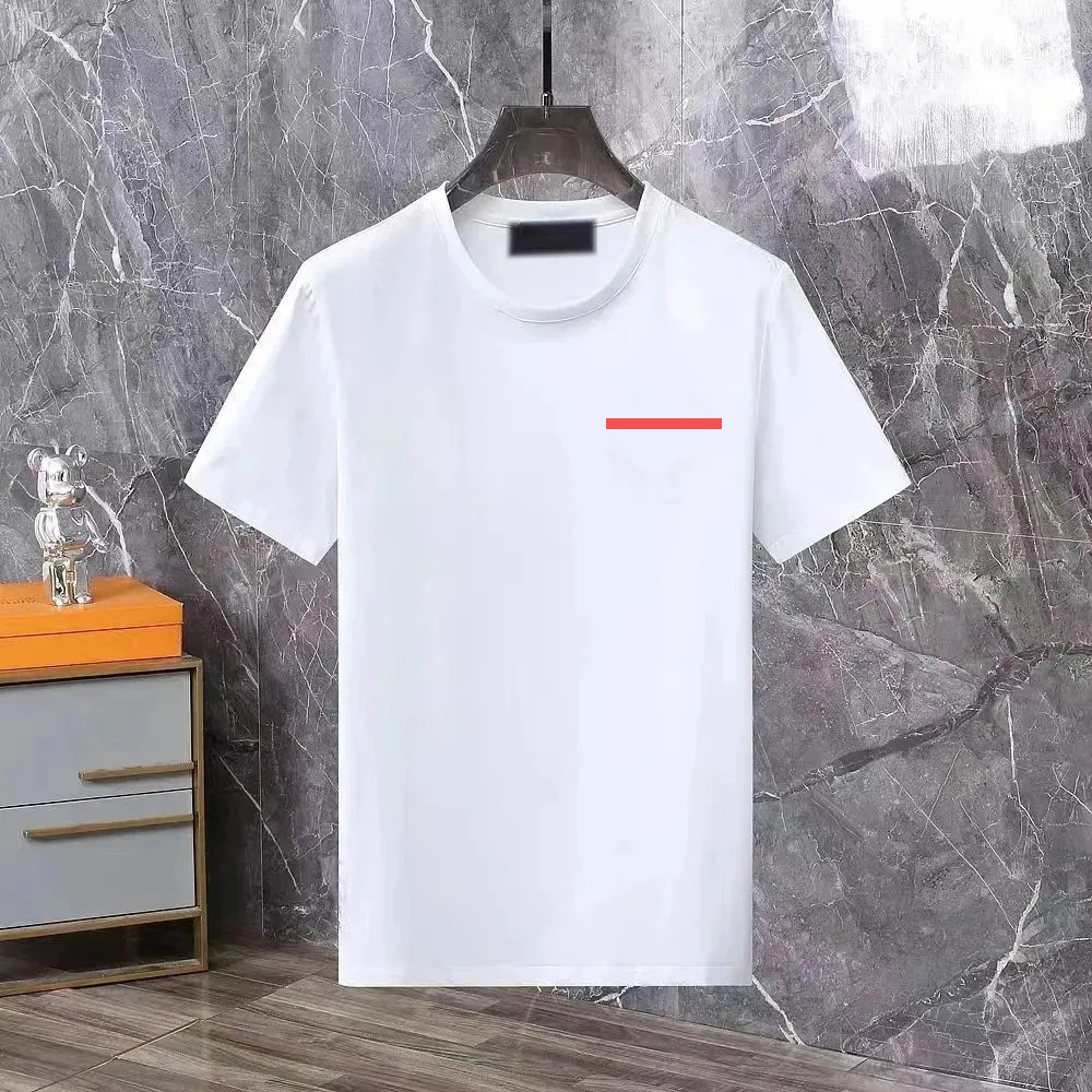 designer t shirt mens t shirt polo black tee womens clothes T-Shirts 100% Cotton short sleeve Summer Round Neck 230g Thick Cotton Embroidered