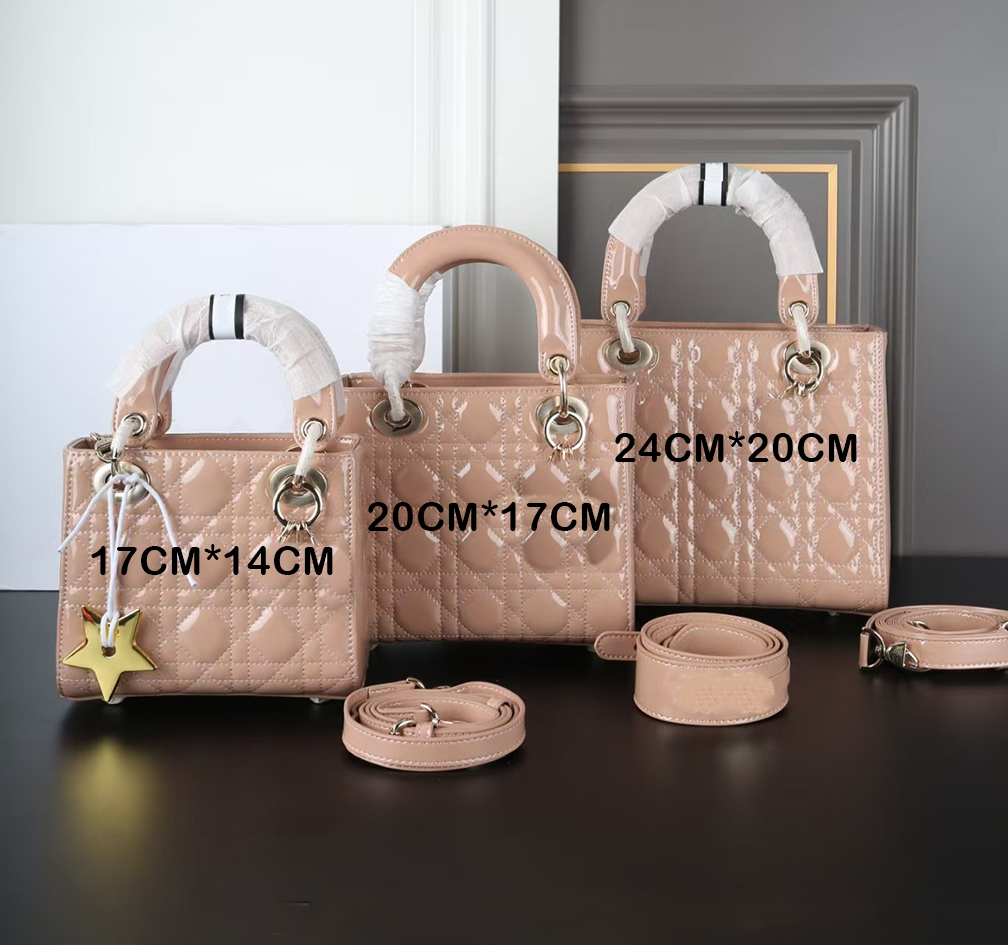 9A Designer lady handbag genuine leather shoulder bag Diamond Lattice Multiple colors three sizes available 17CM 20CM 23CM
