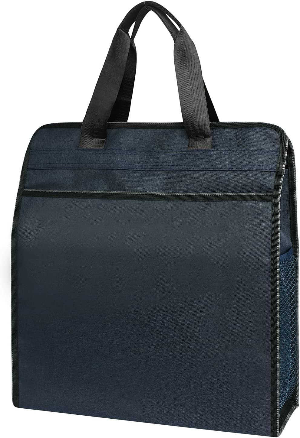 Zipper Business Document Bag Waterproof File Folder Bag Briefcase Portable Portfolio Carrying Case Handbag Unisex Adults File Storage Organizer HolW25