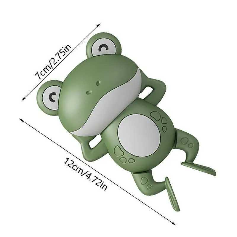 Baby Cute Animal Swimming Frog Shower Clockwork Toys When Baby Bath in Bathroom Baby Water Toy for Kids Clockwork Bath Toys Gift C250915
