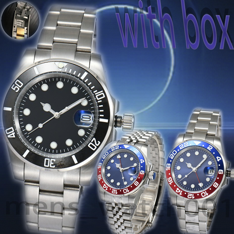 41mm men's automatic luxury mechanical ceramic watch, all stainless steel watch, sapphire luminous men watch