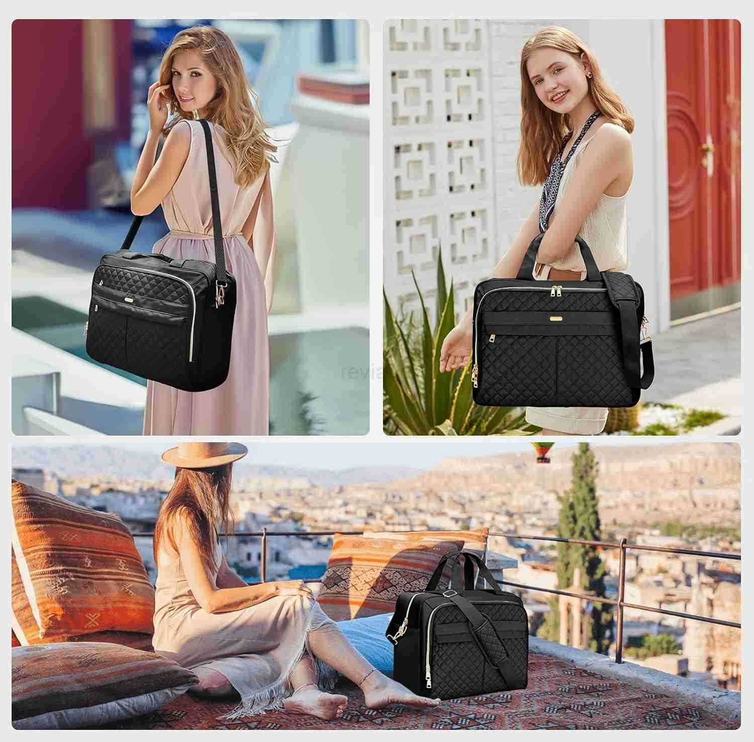 Laptop Bag for Women17 Inch Briefcase for Women Large Computer Bag Messenger Bag Work Office Business TravelW250915