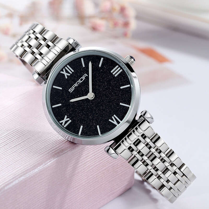 DHwatches Starry Sky Dial for Women with Diamonds Fashion Trend TikTok Wristwatch Female Internet Celebrity Quartz Watch