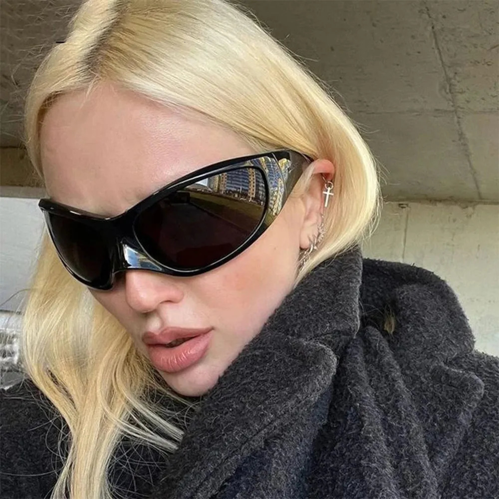Y2K Punk Sunglasses Women Men Trendy Sun Glasses Vintage Oversized Steampunk Sun Glasses Gafas De Sol 250915