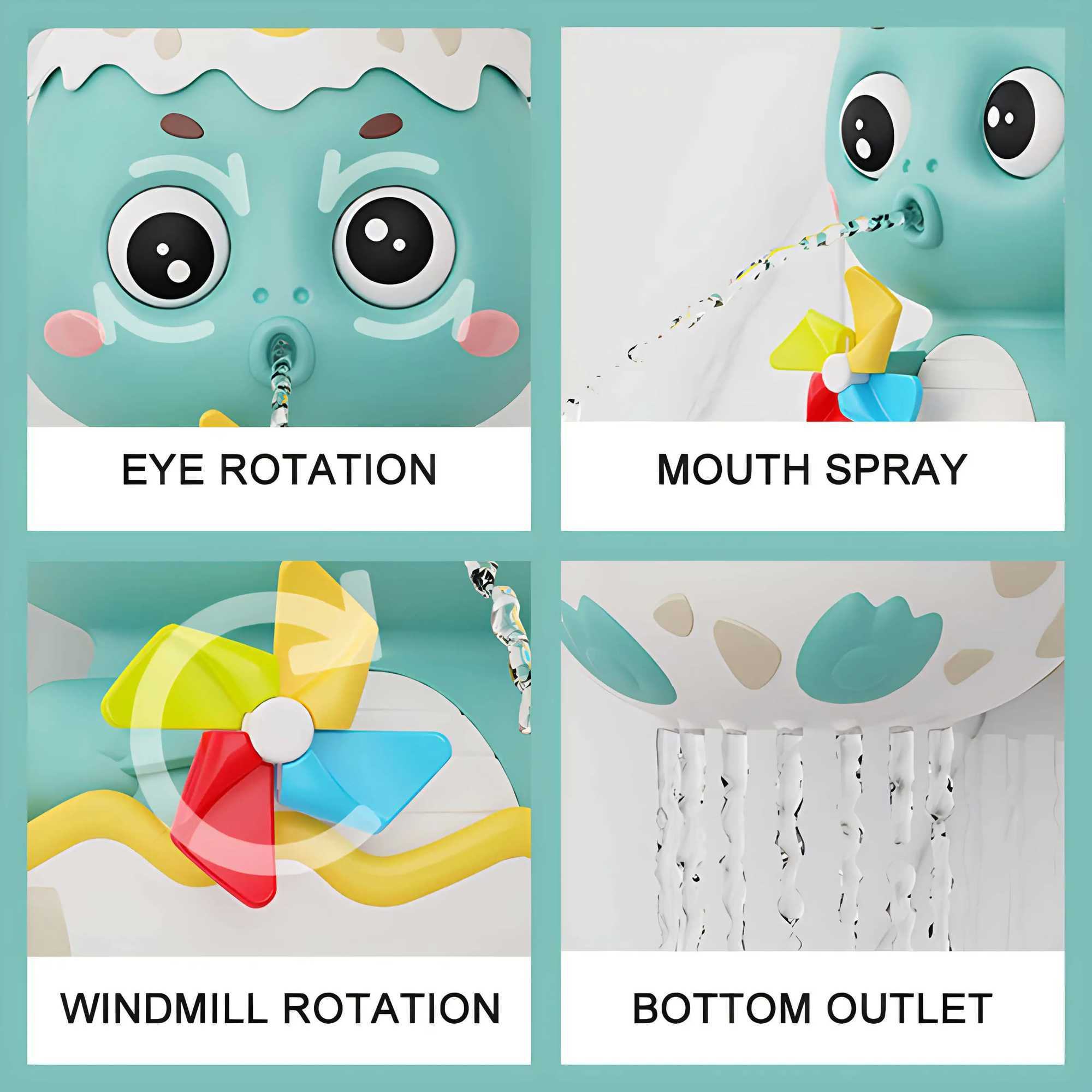 Dinosaur Bathtub Toy DIY Wall Track Building Sets Tub Water Activity Sensory Bath For Toddlers Babies Preschool Shower Gift C250915