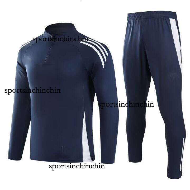 2025/26 Season New Football Sportswear Adult Training Running Set Adult Half-Zip Long-Sleeve Casual Match Outfit Kit Jersey