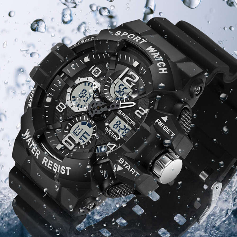 DHwatches New Youth Multifunctional Sports Trendy Korean Version Electronic Watch for Men Personalized Wristwatch