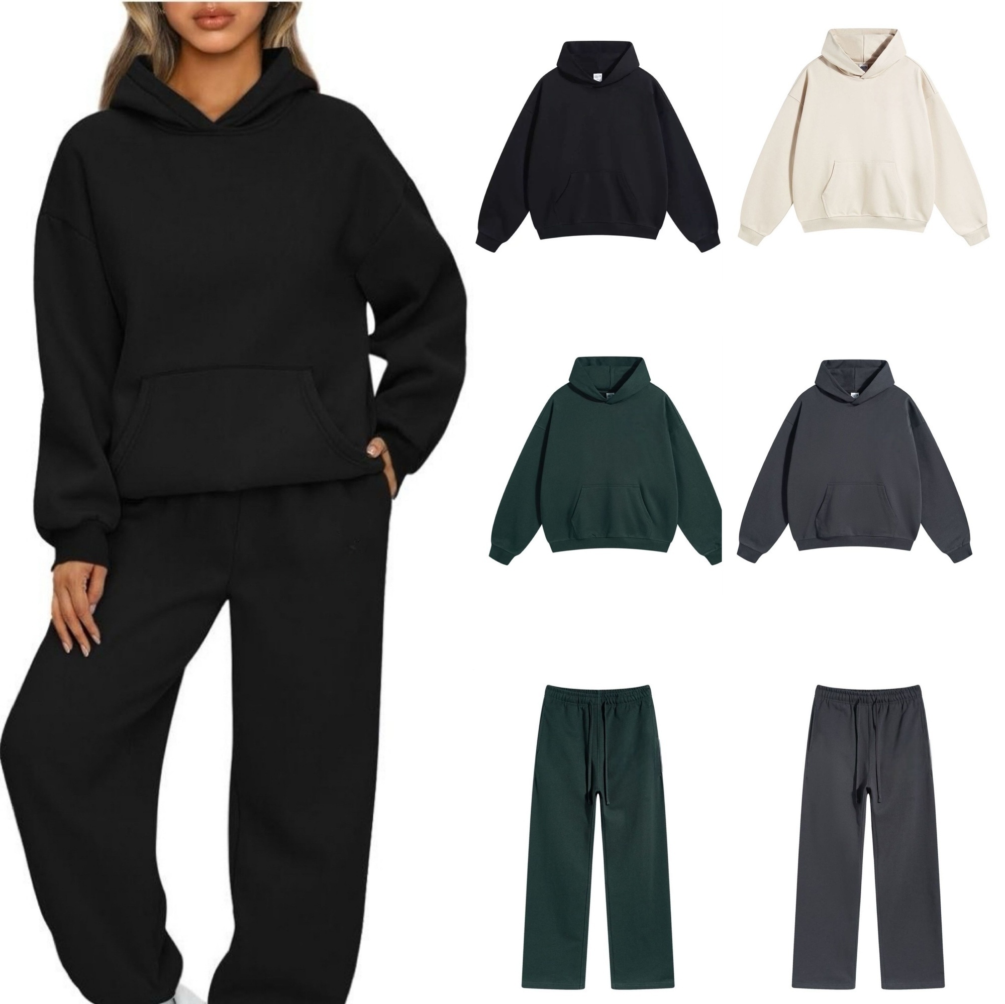 yoga hoodie Yoga Sweatpants Sier 3D Relaxed-fit Sport Laidback Lantern Pants with Drawstring sets for men Studio-to-street Jogger setly women clothes Sportswears