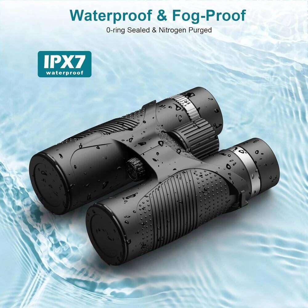 10X42 HD Binoculars High Magnification With Bak4 Prism Professional Birdwatching Hunting