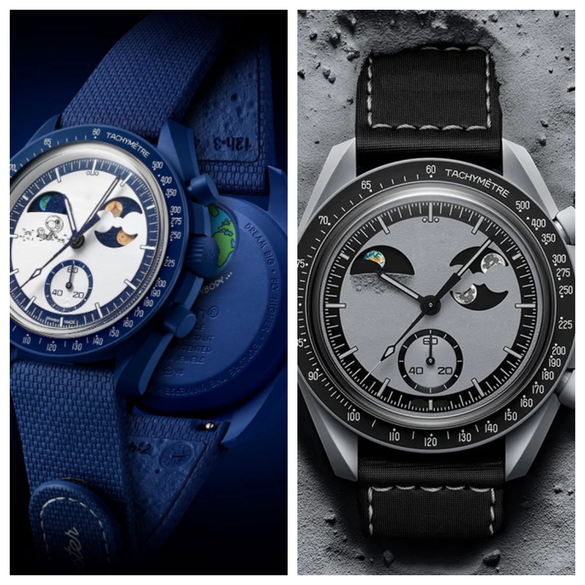 MISSION TO EARTH PHASE Moon Mens Watches High Quality Full Function Chronograph Designer Mission To Mercury 42mm Nylon Watches Quartz Clock Relogio Masculino