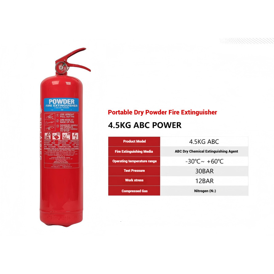 General-Purpose ABC Dry Powder Fire Extinguisher with Handle Custom Manufacturer
