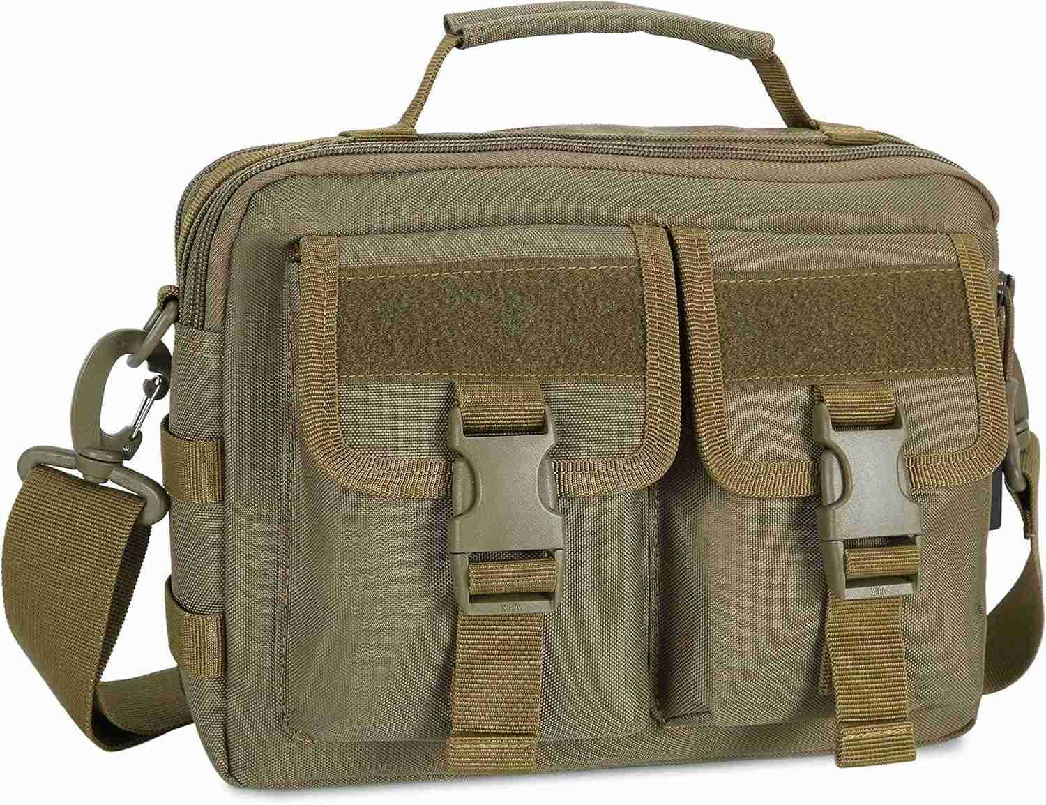 Tactical Messenger Bag Multifunction Nylon Shoulder Briefcase Handbags with USB PortW250915