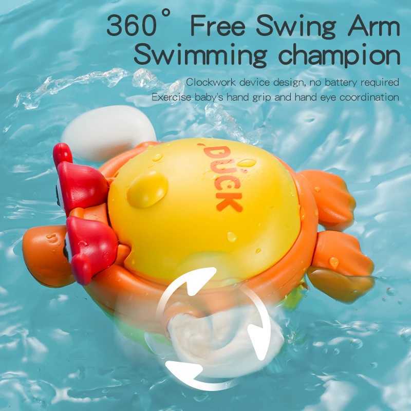 Bath Toys Kids Swimming Clockwork Dolls Play Water Fun Bathing Cute Funny Children Bathroom Shower Bathtub Animals Toy C250915