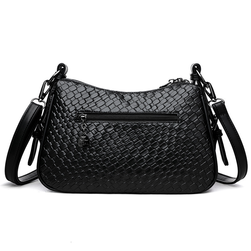 Luxury Brand Designer Bag Large Capacity Single Shoulder Bag New Korean Style Trendy Fashion Woven Casual Versatile Crossbody Bag One Piece Dropshippi