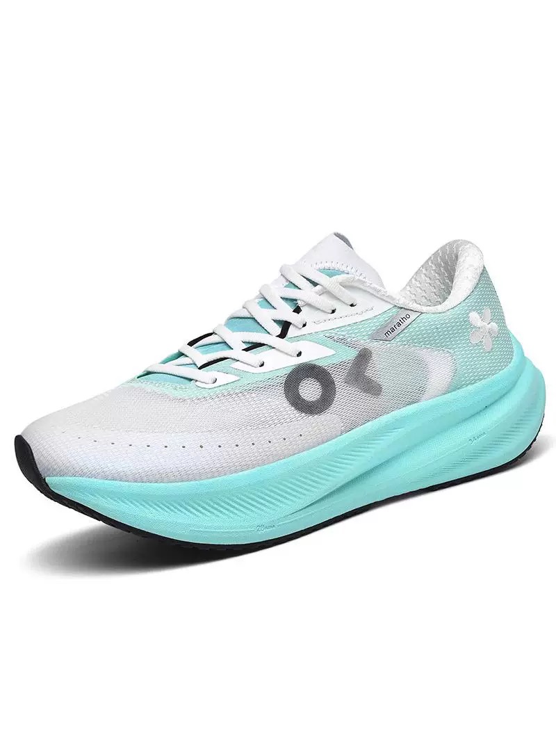 ONKE Running Men's Autumn Shock Absorption Ultra-Light Breathable Mesh Sports Women Lightweight Thin Hollow Thick Sole Women's Shoes