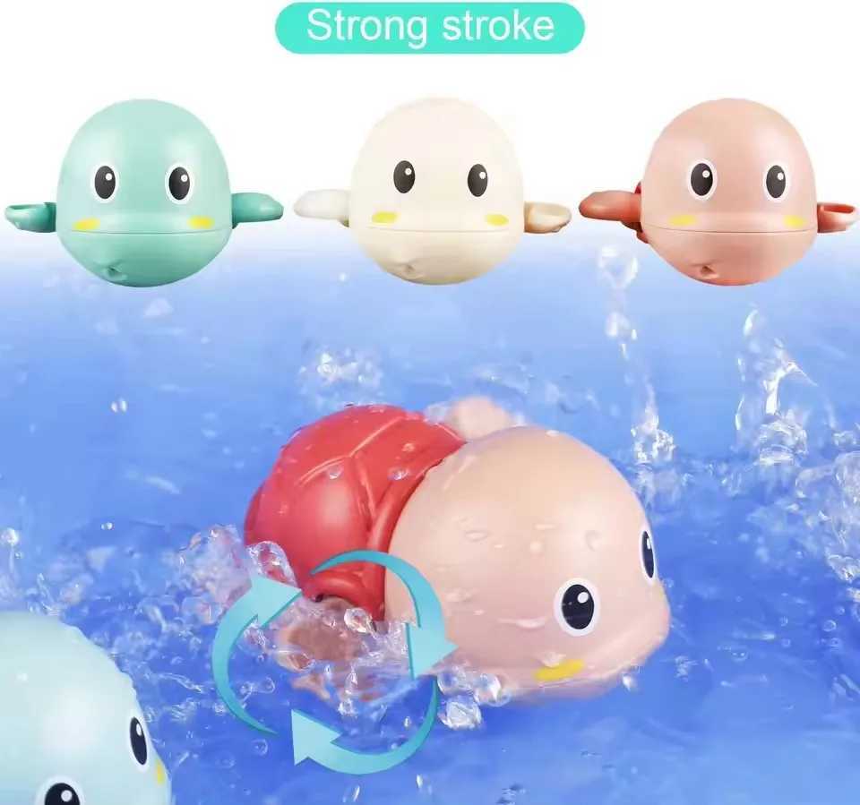 Spring baby bath toys cute turtle swimming pool toys water bath toys summer bathroom toys educational and fun toys for children C250915