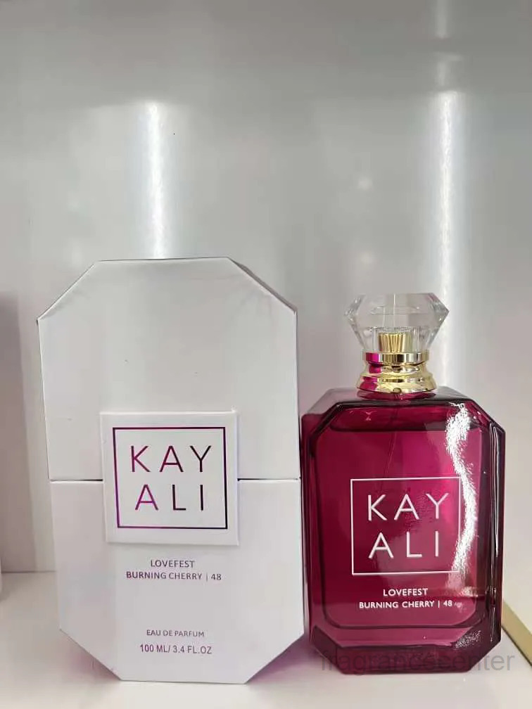 Kayali 100ml 8 Captivating Scents Sweet Fruity Warm Woody Floral Fragrance Lovefest Burning Cherry 48 Juicy Apple 01 Long Lasting Smell Cologne