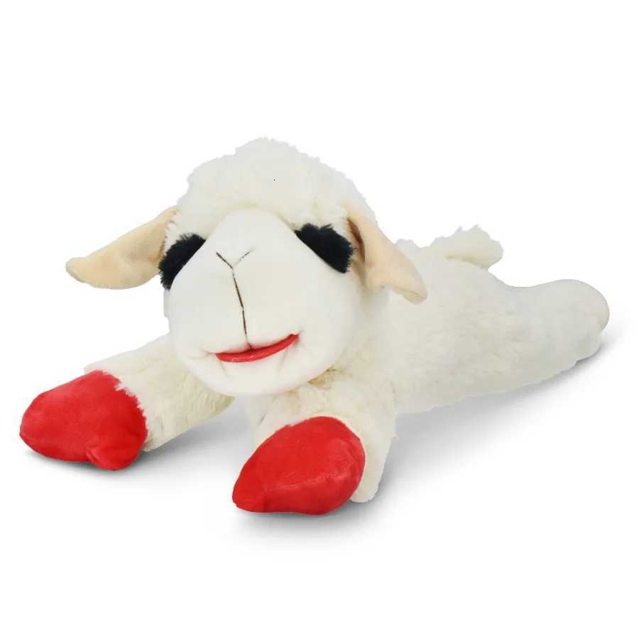 Jumbo Lamb Chop Plush Dog Toy with Squeaker for Large Dogs 29*12cm Long Durable Interactive Chew Toy Ideal for Playtime and O Y251119