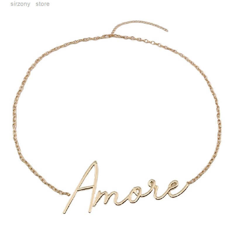 Belts Waist Chain Belts er Waist Chain Belts Fashion Belts For Women Alloy Belt er Gold Color For Girl Party Z250913