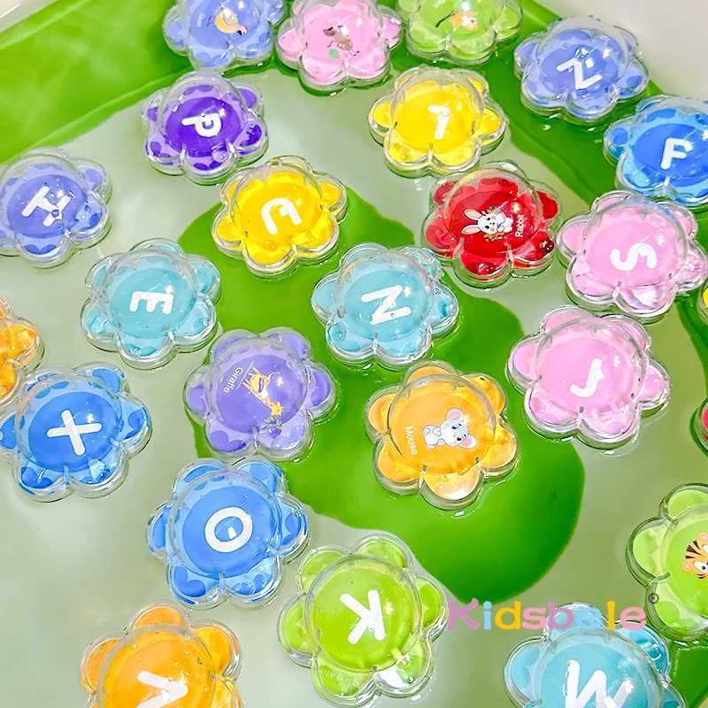 Montessori Early Education Alphabet Letters Number Animal Color Floating Bathtub Toys Swimming Pool Beach Outdoor Learning Toys C250915