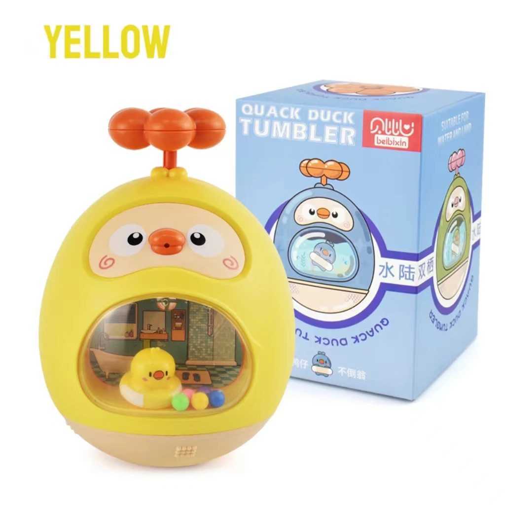 Baby Bath Toy Amphibious Cute Fun Spray Water Tumbler Toy Water Bathtub Pool Beach Kids Baby Toys 12 Months Bathing Bathroom C250915